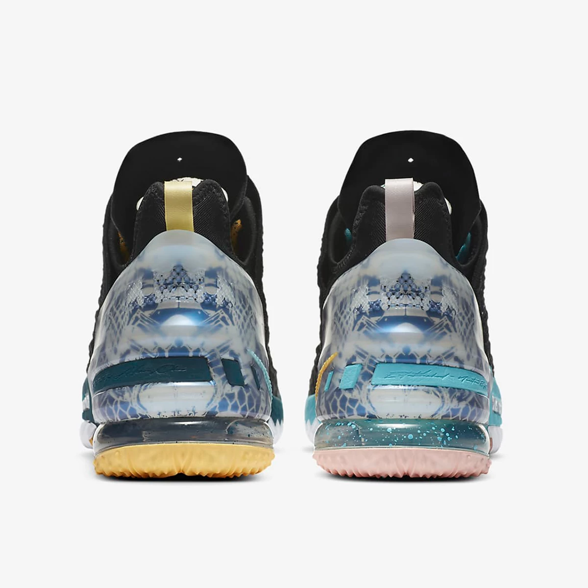 کفش بسکتبال نایک لبرون طرح اصلی Nike Lebron 18 Black Yellow