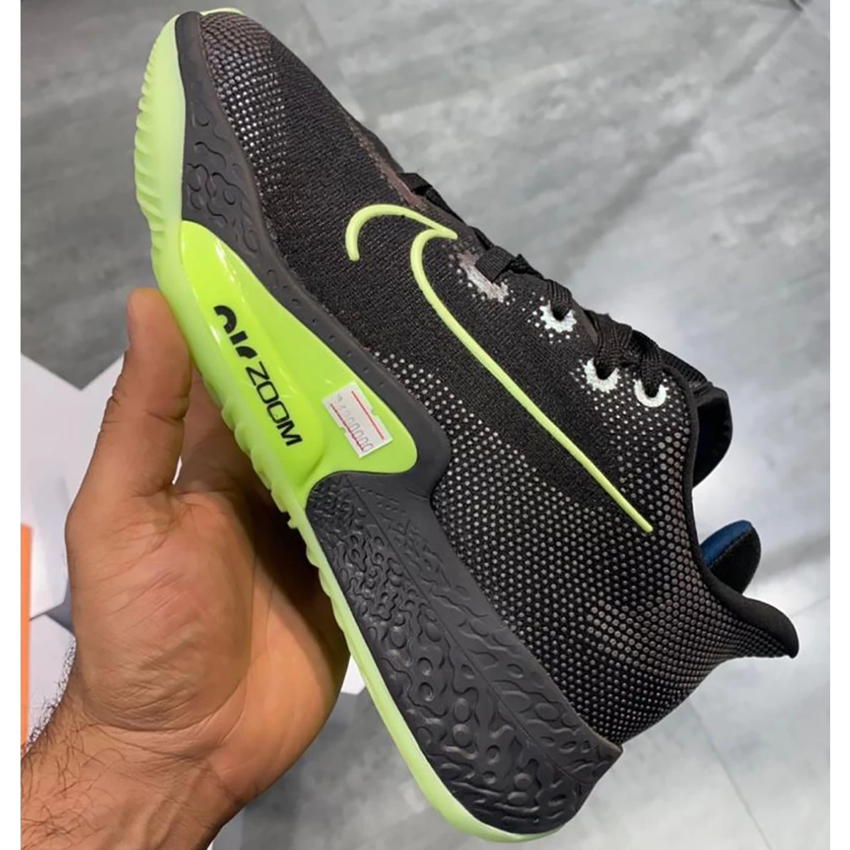 کفش بسکتبال نایک ایرزوم طرح اصلی Nike Air Zoom BB NXT Black Green
