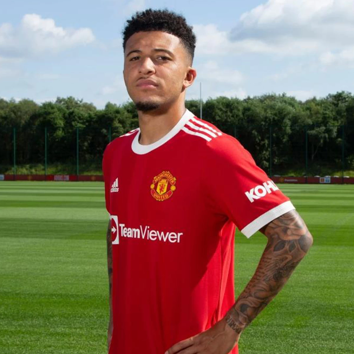 لباس پلیری اول منچستر یونایتد Manchester United 2021-22 Soccer Jersey
