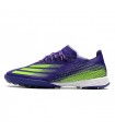 کفش چمن مصنوعی مردانه ادیداس طرح اصلی Adidas X Ghosted .1 TF Pruple Signal Green