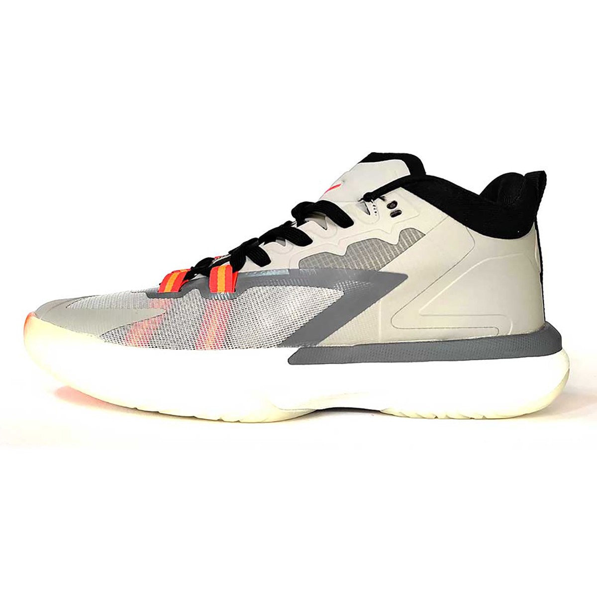 کفش بسکتبال مردانه نایک طرح اصلی Nike Jordan Zion 1 White Grey Black