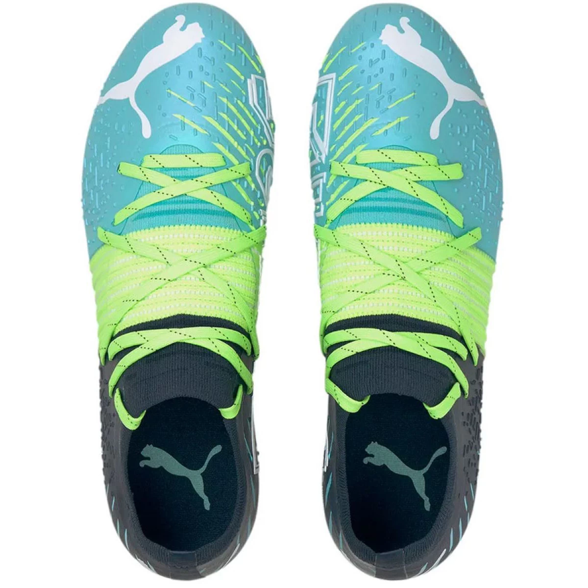 کفش فوتبال پوما فیوچر طرح اصلی Puma Future Z 2.2 FG AG Blue Green