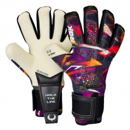 دستکش دروازه بانی آر جی Renegade GK Limited Edition Rogue Soccer Goalie Gloves Giga Grip Fingersaves Purpel