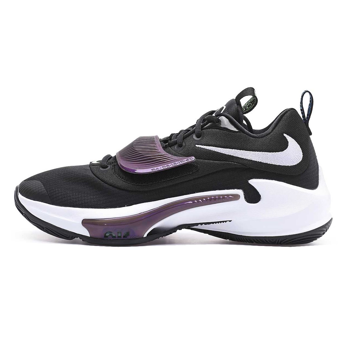 کفش بسکتبال نایک طرح اصلی Nike Zoom Freak 3 Black White Purple