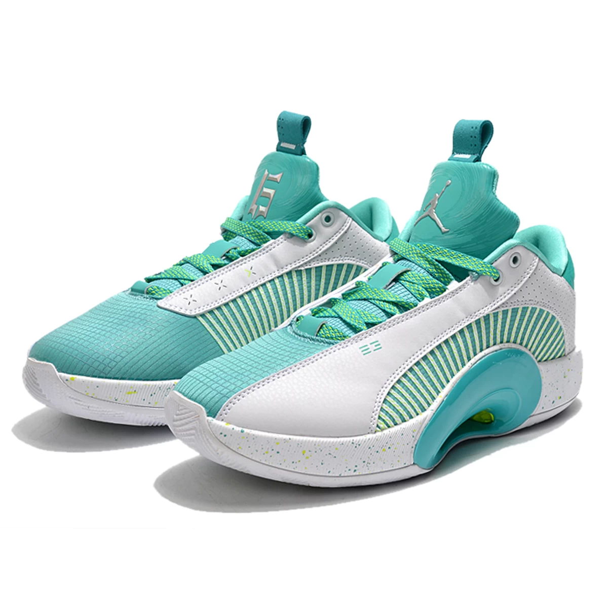 کفش بسکتبال نایک طرح اصلی Nike Air Jordan 35 White LightBlue