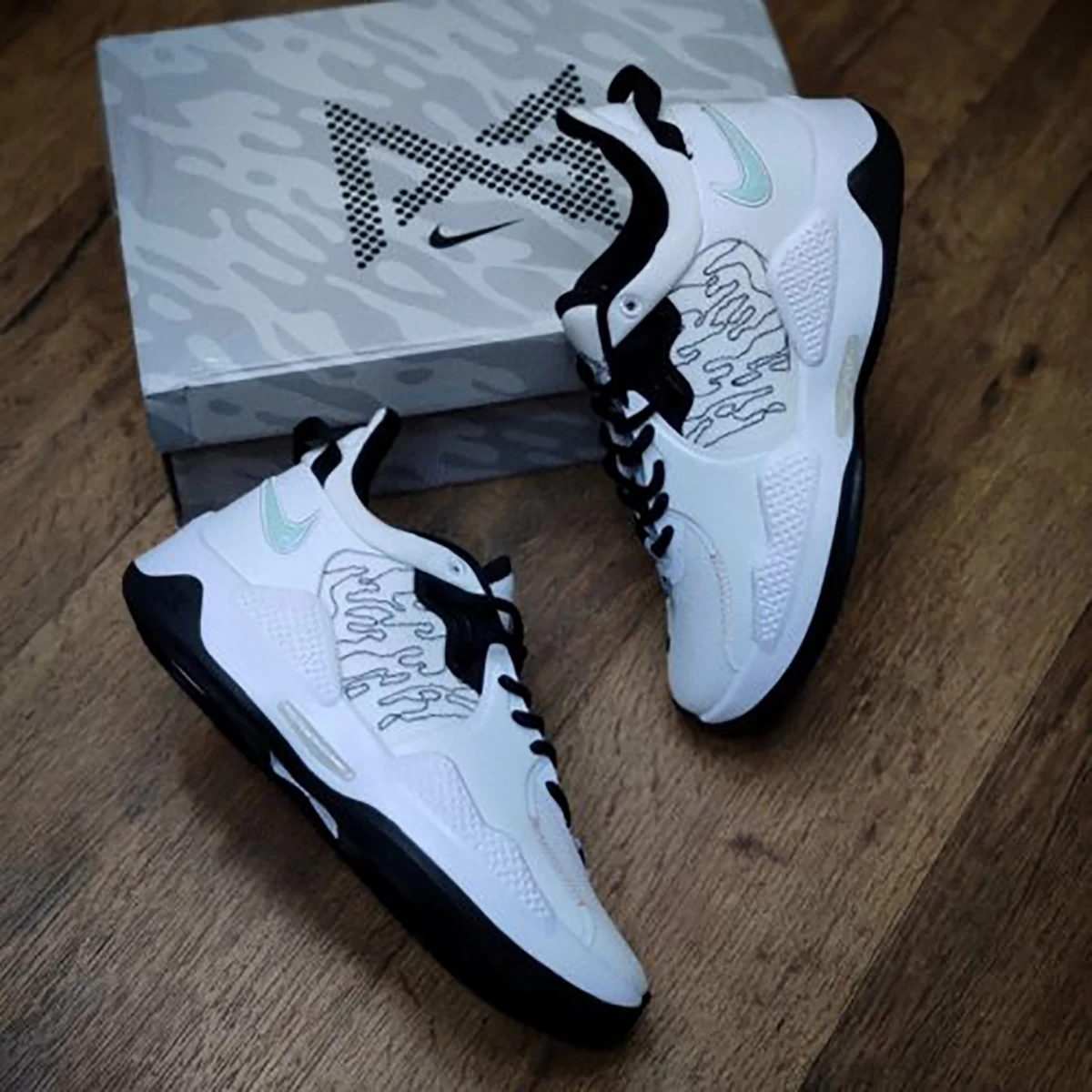 کفش بسکتبال نایک طرح اصلی Nike PG 5 White