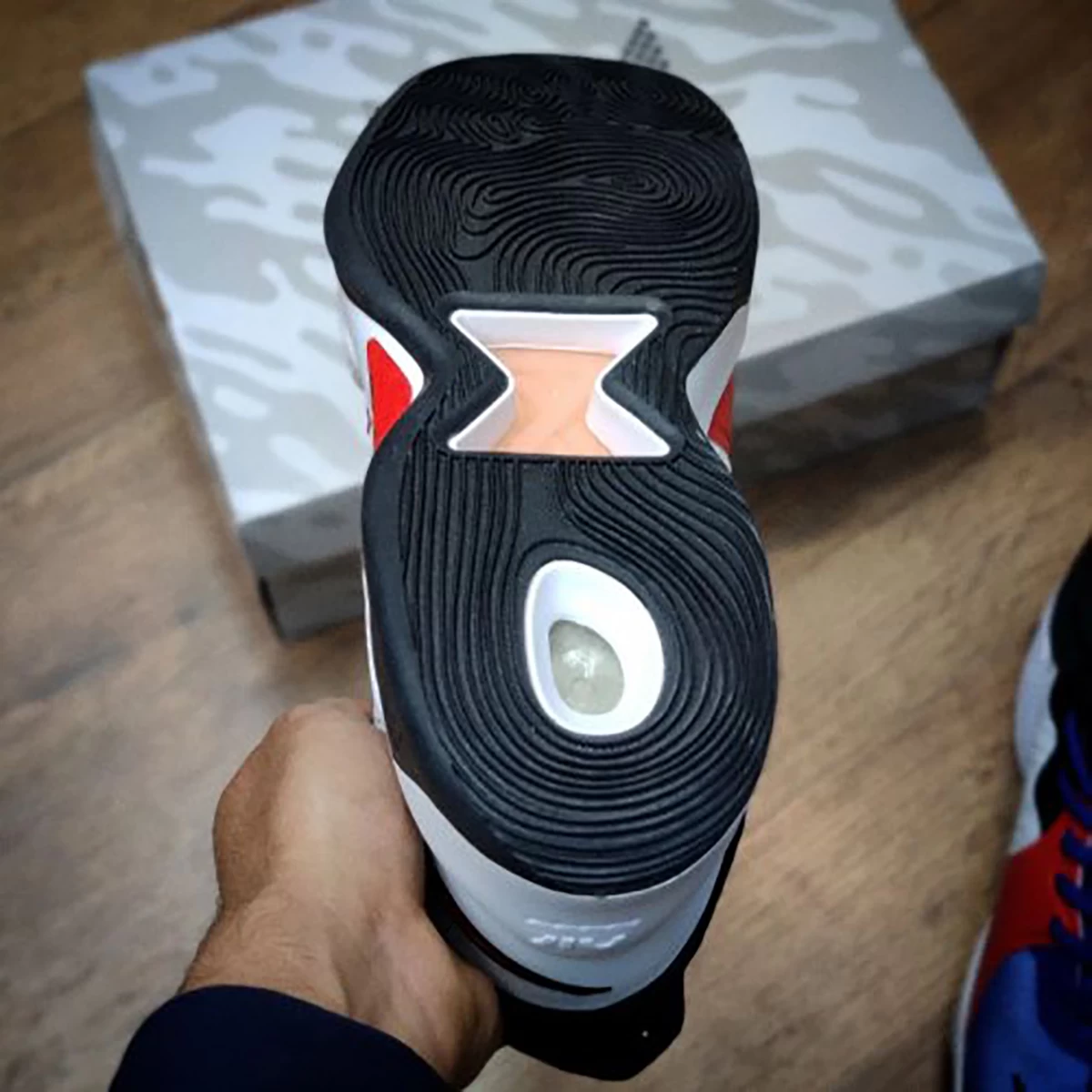 کفش بسکتبال نایک طرح اصلی Nike PG 5 White Red Blue