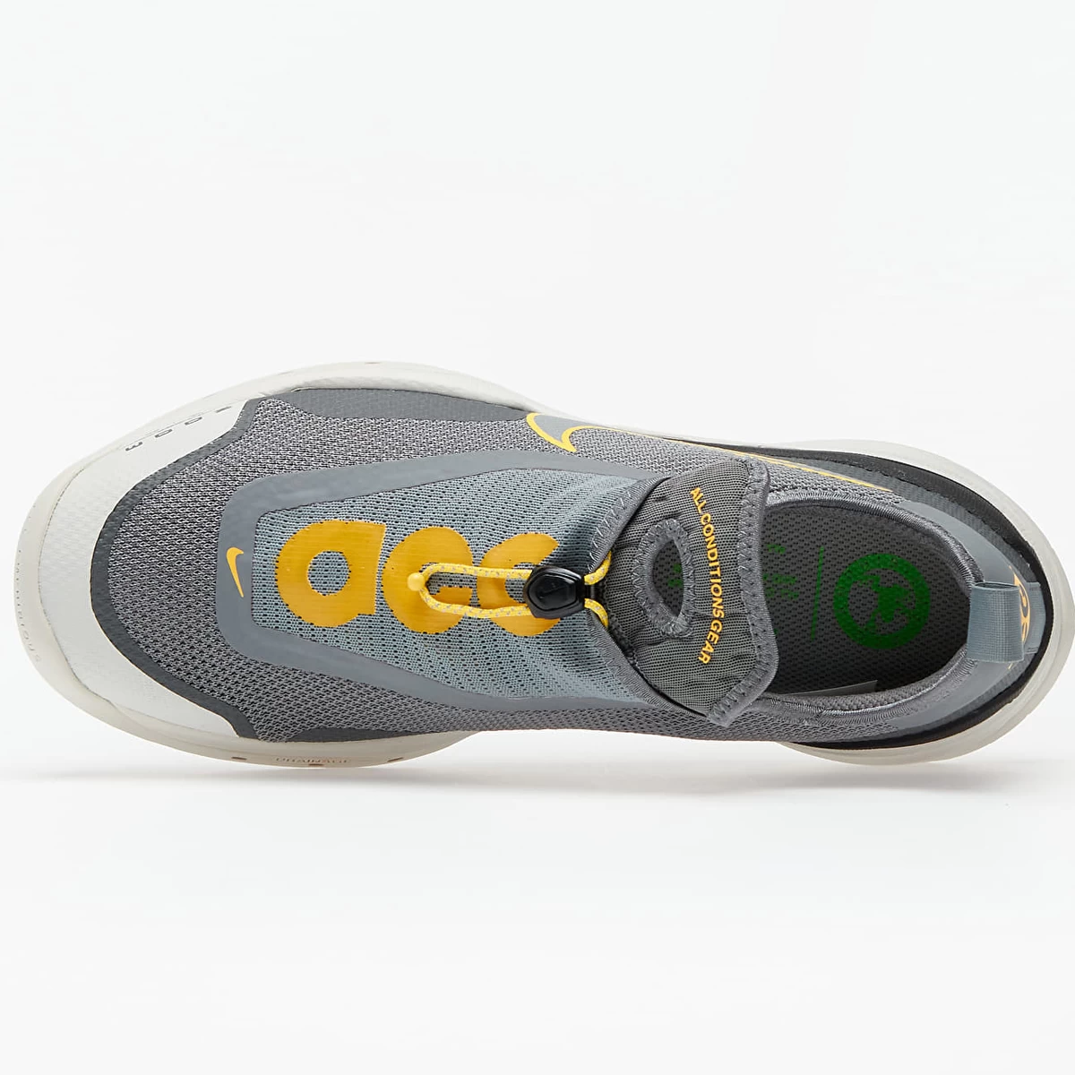کفش بسکتبال نایک طرح اصلی Nike Acg Zoom Air Ao Grey Yellow