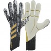 دستکش دروازه بانی آدیداس پردیتور طرح اصلی Adidas Goalkeeper Gloves Predator Pro Black White Gold Metallic