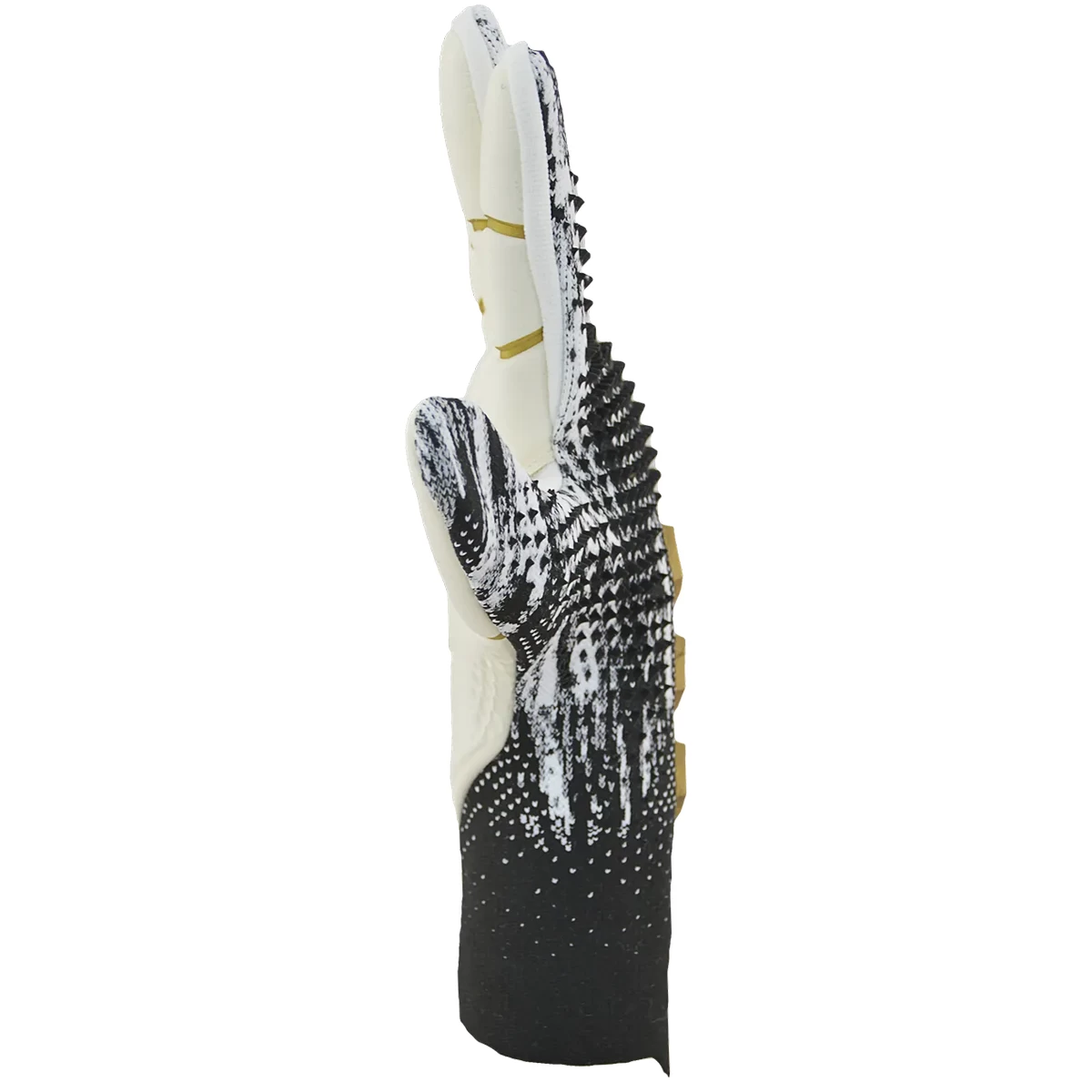 دستکش دروازه بانی آدیداس پردیتور طرح اصلی Adidas Goalkeeper Gloves Predator Pro Black White Gold Metallic