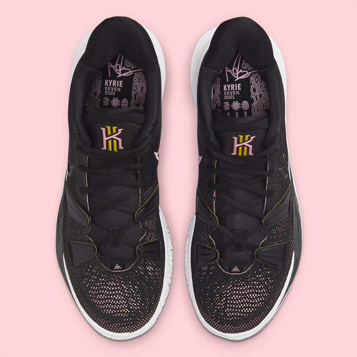 کفش بسکتبال مردانه نایک طرح اصلی Nike Kyrie 7 Black White