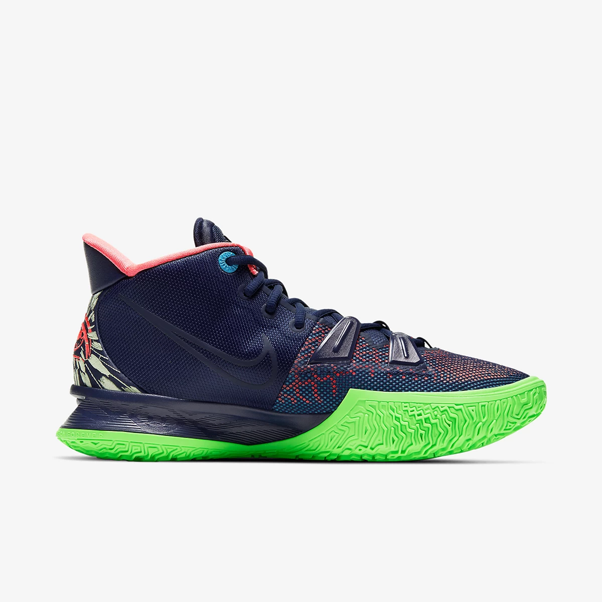 کفش بسکتبال مردانه نایک طرح اصلی Nike Kyrie 7 Navy Blue Green
