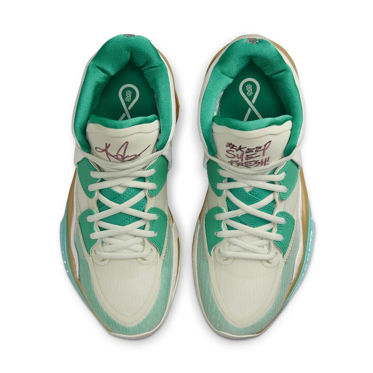 کفش بسکتبال مردانه نایک طرح اصلی Nike Kyrie Infinity GS 8 White Green