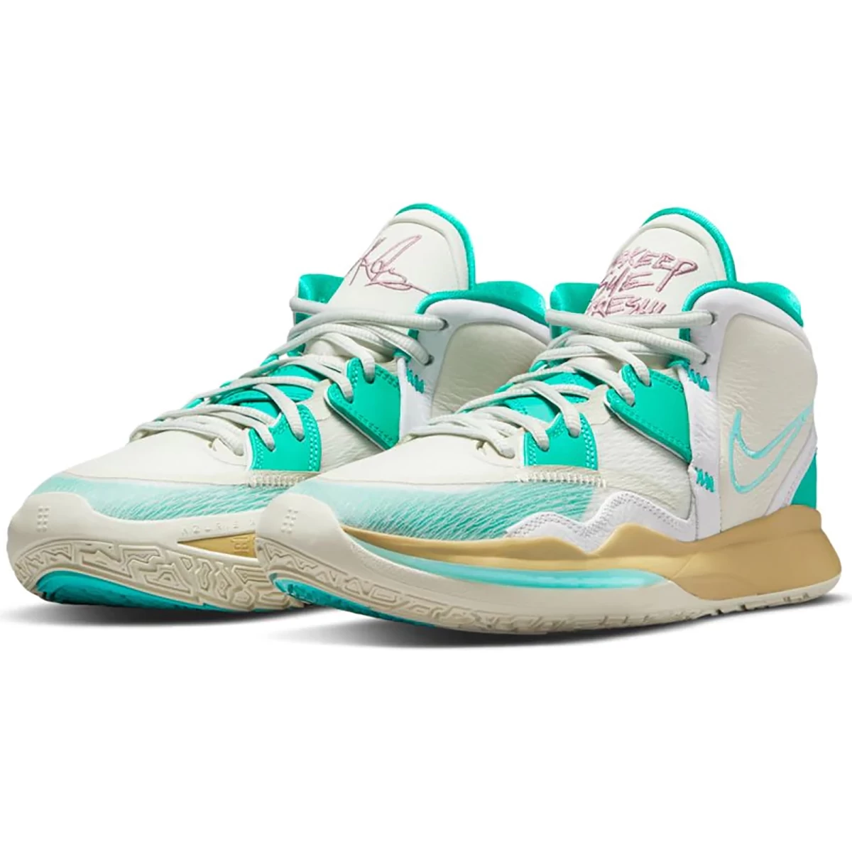 کفش بسکتبال مردانه نایک طرح اصلی Nike Kyrie Infinity GS 8 White Green