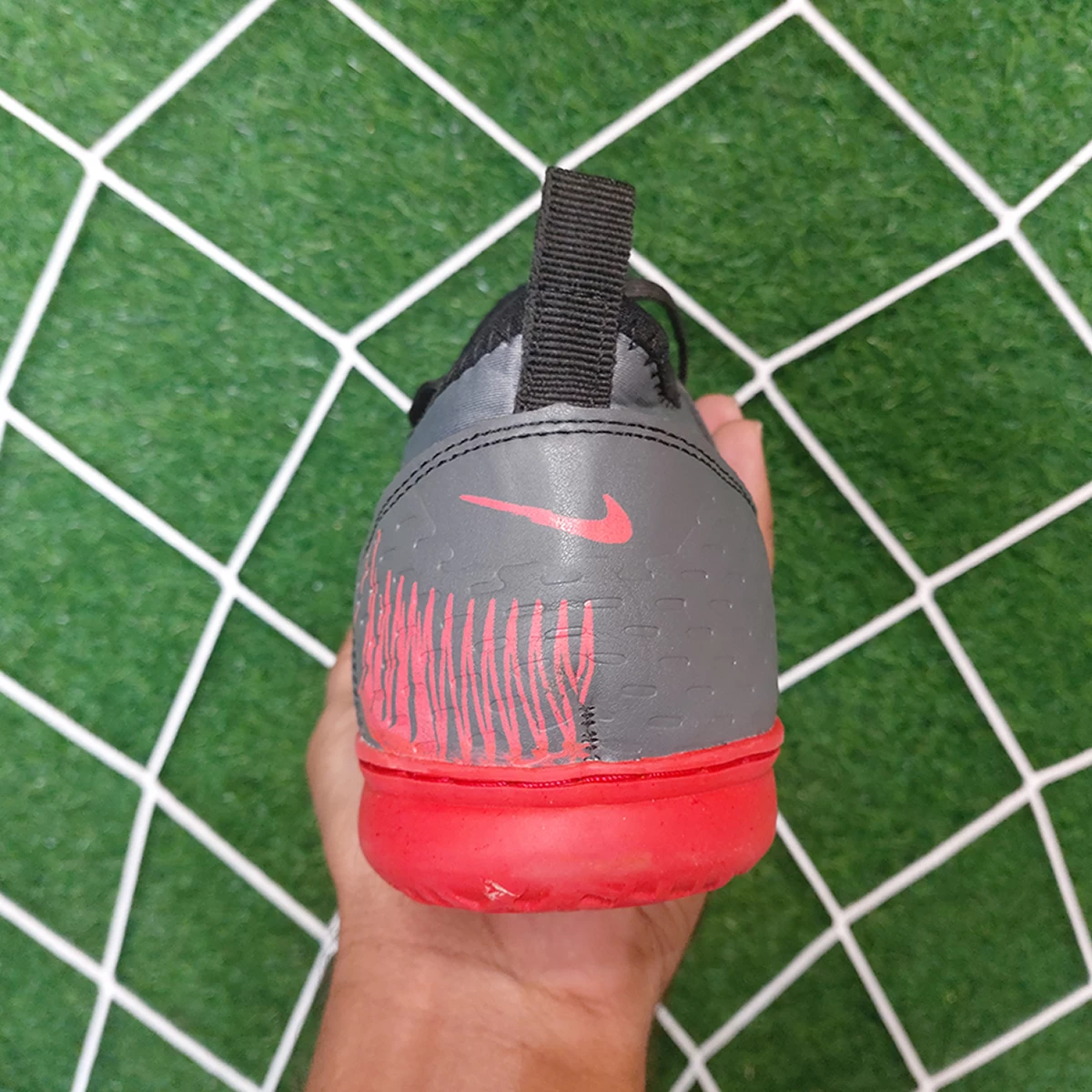 کفش فوتسال نایک فانتوم طرح اصلی Nike Phantom Red Grey