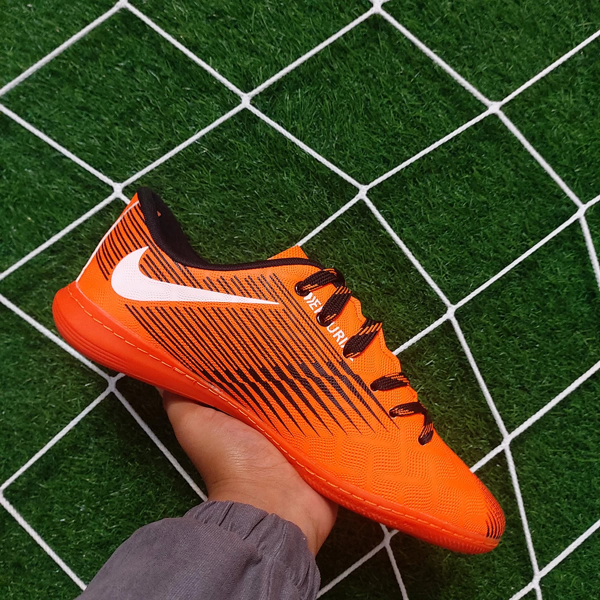 کفش فوتسال نایک مرکوریال طرح اصلی Nike Mercurial Black Orenge