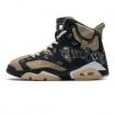 کفش بسکتبال مردانه نایک طرح اصلی Nike Air jordan 6 Black Cream