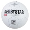 توپ فوتبال دربی استار Derby Star Leather Soccer Ball Size 5 White Red Blue