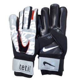 دستکش دروازه بانی نایک طرح اصلیNike Goalkeeper Black Gray