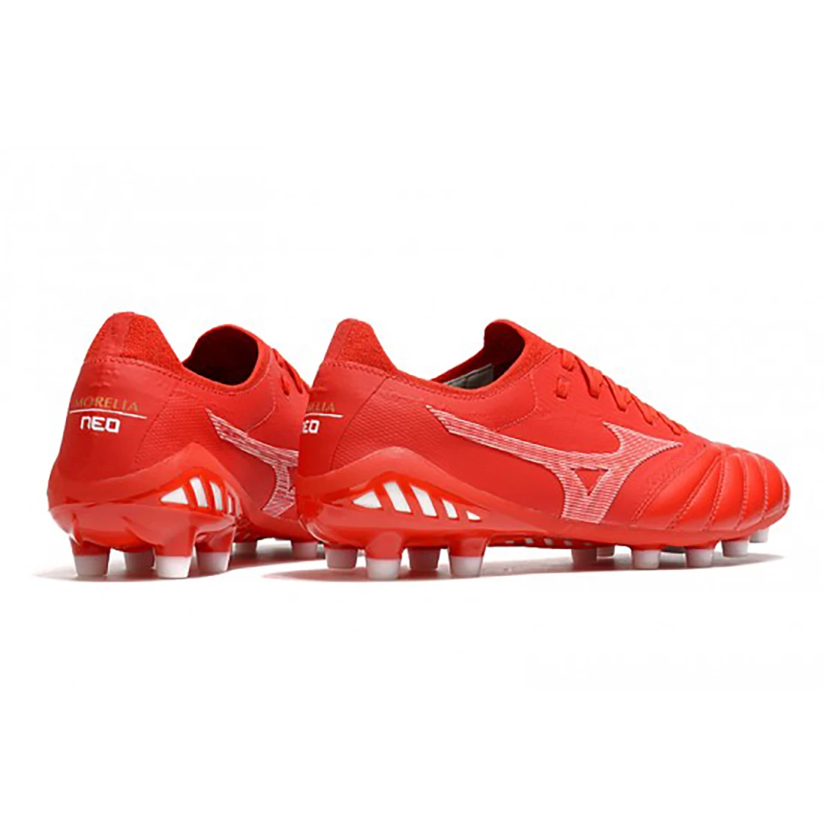 کفش فوتبال میزانو مورلیا طرح اصلی Mizuno Morelia Neo lll Fg Red White
