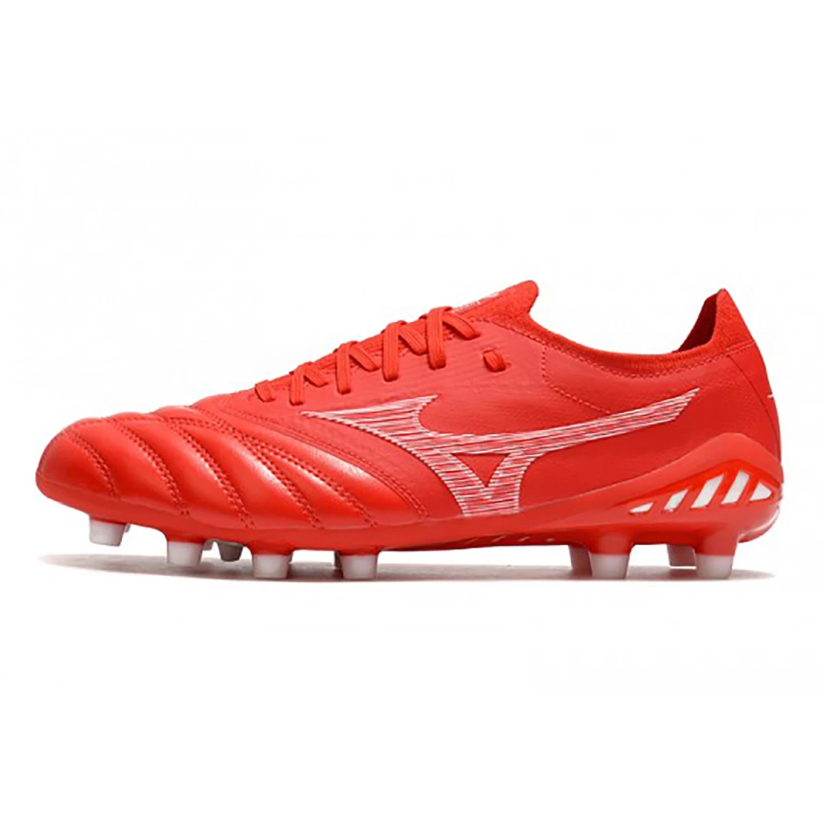 کفش فوتبال میزانو مورلیا طرح اصلی Mizuno Morelia Neo lll Fg Red White