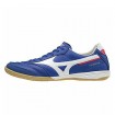 کفش فوتسال میزانو مورلیا طرح اصلی Mizuno Morelia Sala Japan Blue White