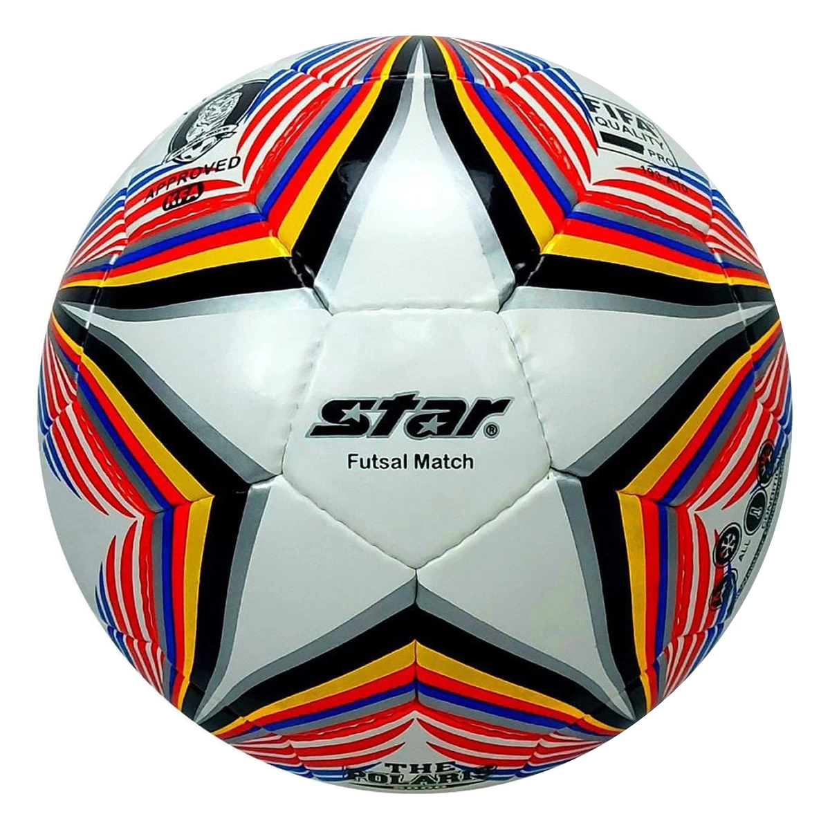 توپ فوتسال استار  Star Soccer Ball 4 White Pink