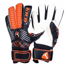 دستکش دروازه بانی کیکو طرح اصلی kico Goalkeeper Black White Red