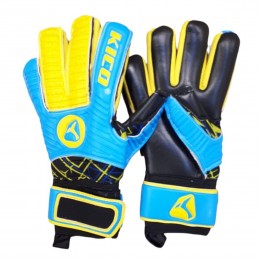 دستکش دروازه بانی کیکو طرح اصلی kico Goalkeeper Blue Black Yellow
