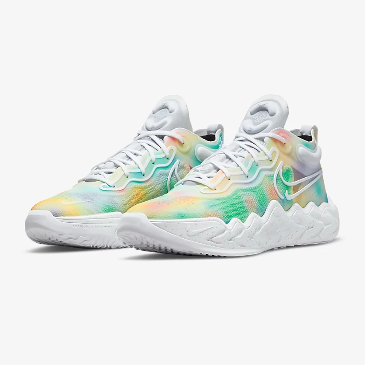 کفش بسکتبال نایک طرح اصلی Nike Air Zoom White Green Orang