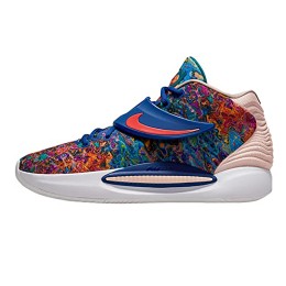 کفش بسکتبال نایک طرح اصلی Nike Kd14 white Blue Reed