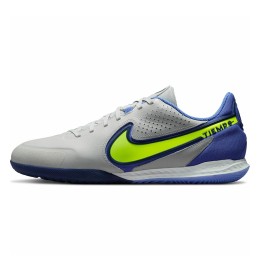 کفش فوتسال نایک تمپو طرح اصلی Nike React Tiempo Legend 9 Pro Grey Blue