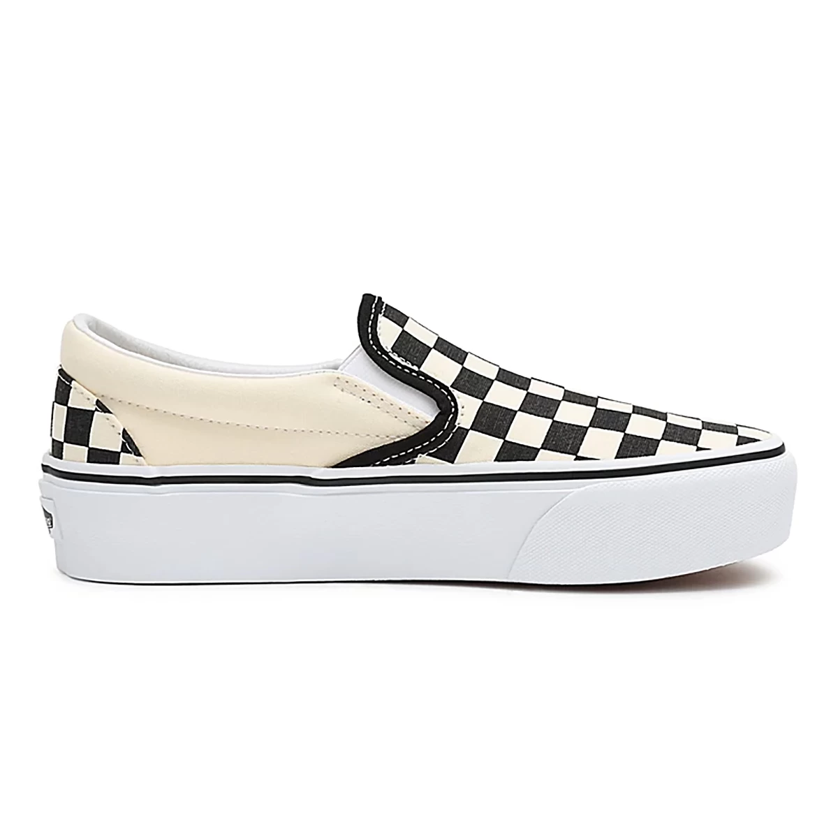کتانی رانینگ زنانه ونس Vans slip on platform checkerboard Vn0a318ebww
