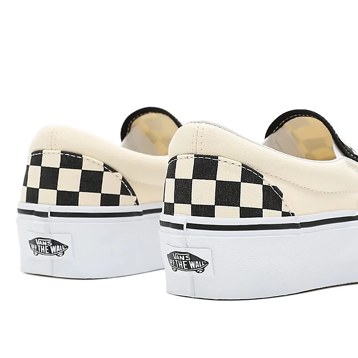کتانی رانینگ زنانه ونس Vans slip on platform checkerboard Vn0a318ebww