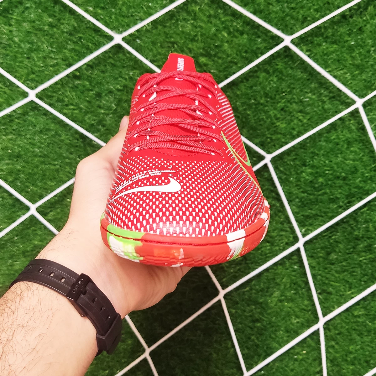 کفش فوتسال نایک مرکوریال طرح اصلی Nike Mercurial  IC Red