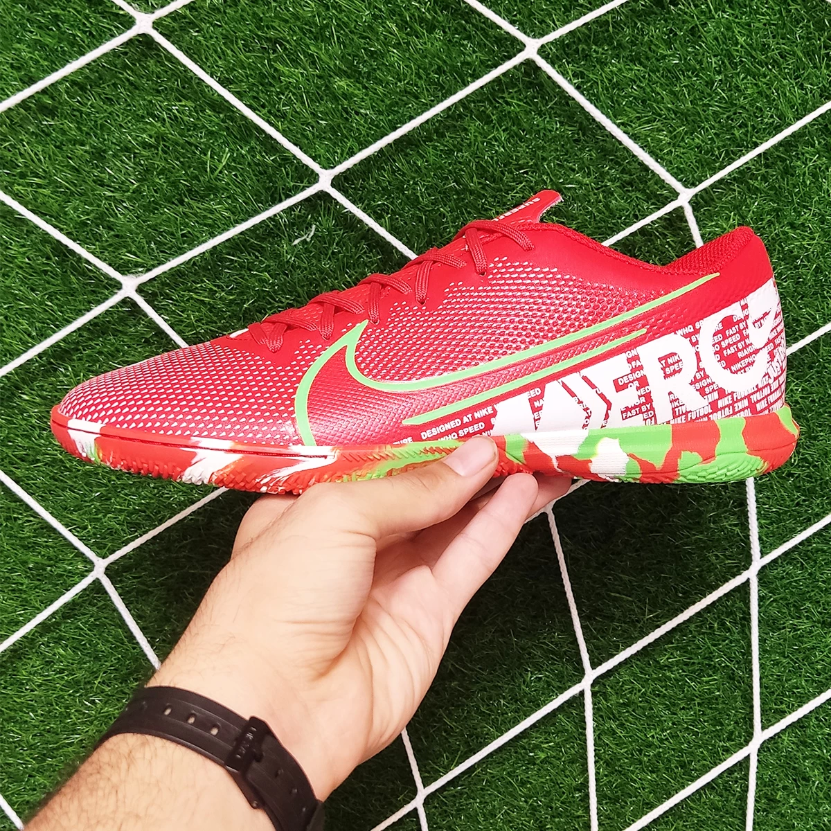 کفش فوتسال نایک مرکوریال طرح اصلی Nike Mercurial  IC Red