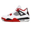 کفش بسکتبال نایک طرح اصلی Nike Air Jordan 4 White Black Red