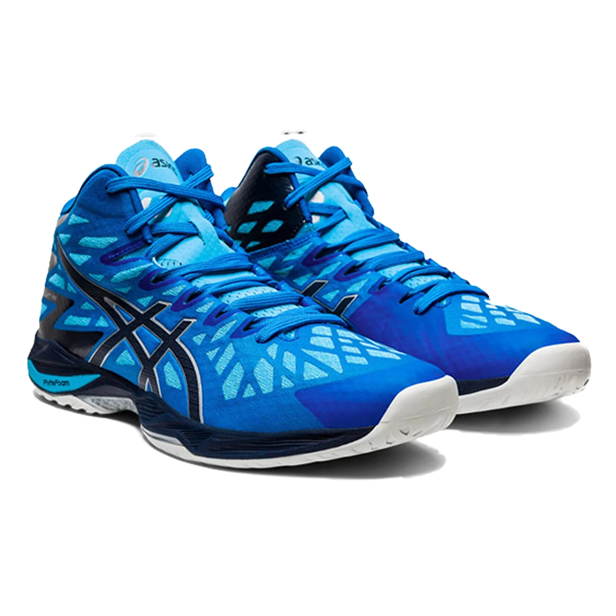 کفش والیبال اسیکس طرح اصلی Asics V-Swift FF MT 2 Classic Bluee