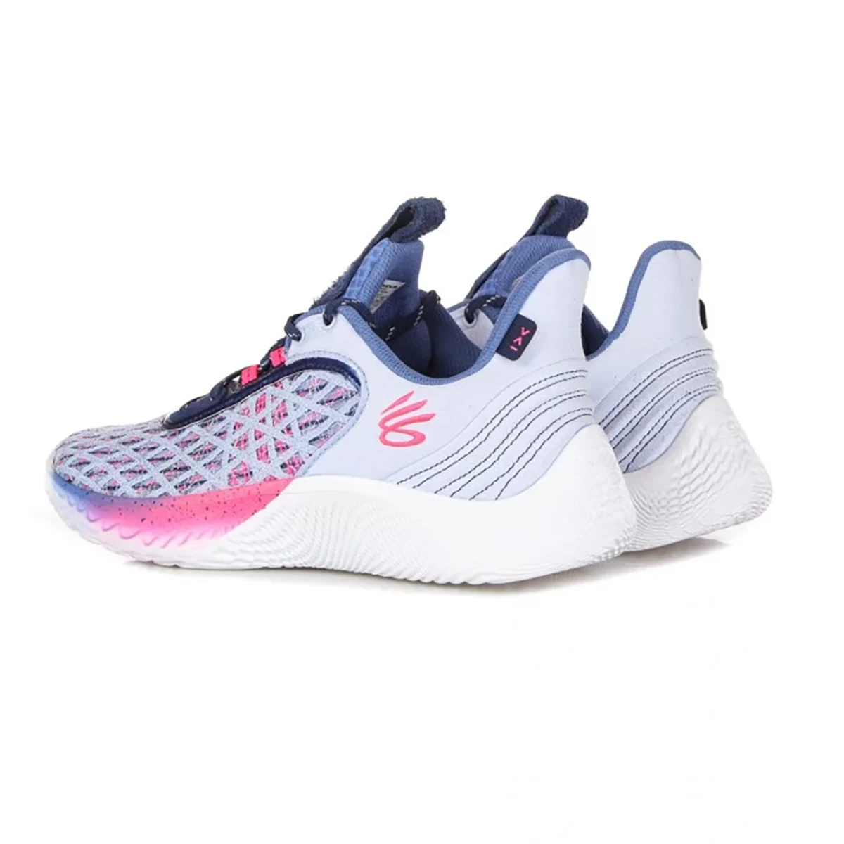 کفش بسکتبال مردانه آندر آرمور طرح اصلی Under Armour Curry 9  White Blue