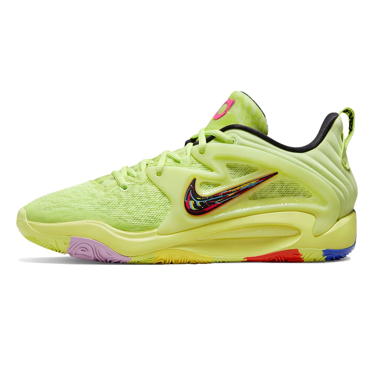 کفش بسکتبال مردانه نایک طرح اصلی Nike kD 15 Yellow Blue
