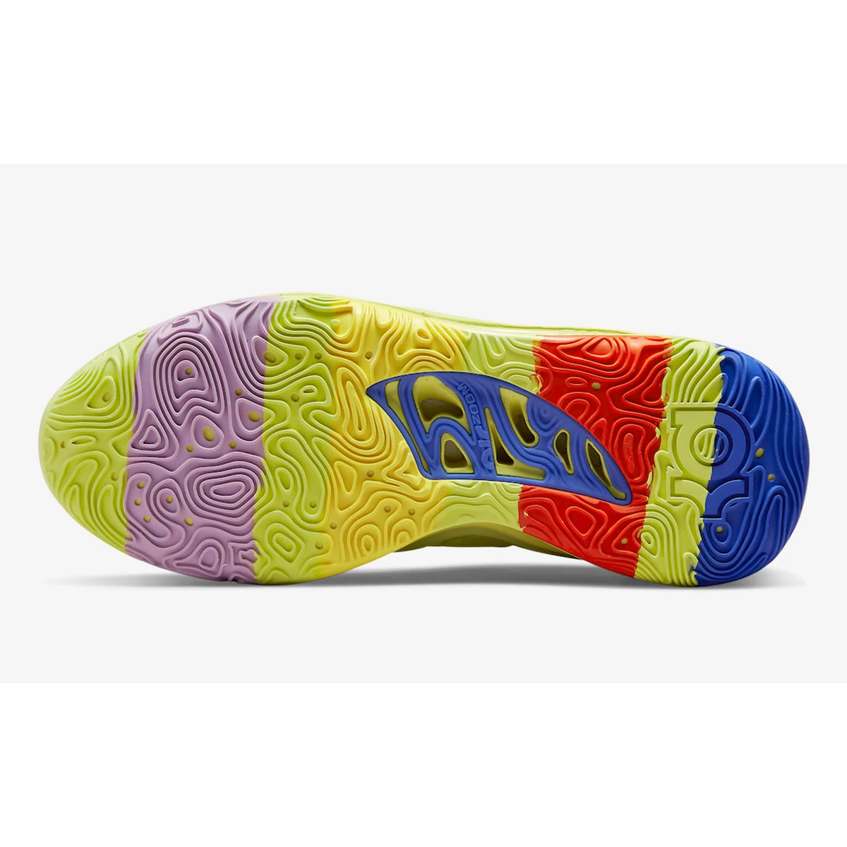 کفش بسکتبال مردانه نایک طرح اصلی Nike kD 15 Yellow Blue