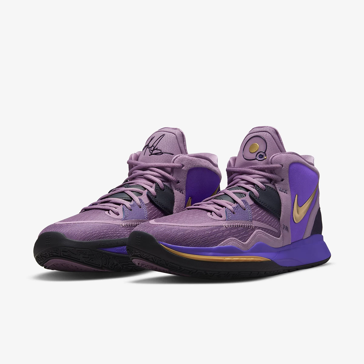 کفش بسکتبال مردانه نایک طرح اصلی Nike Kyrie 8 Purple Gold