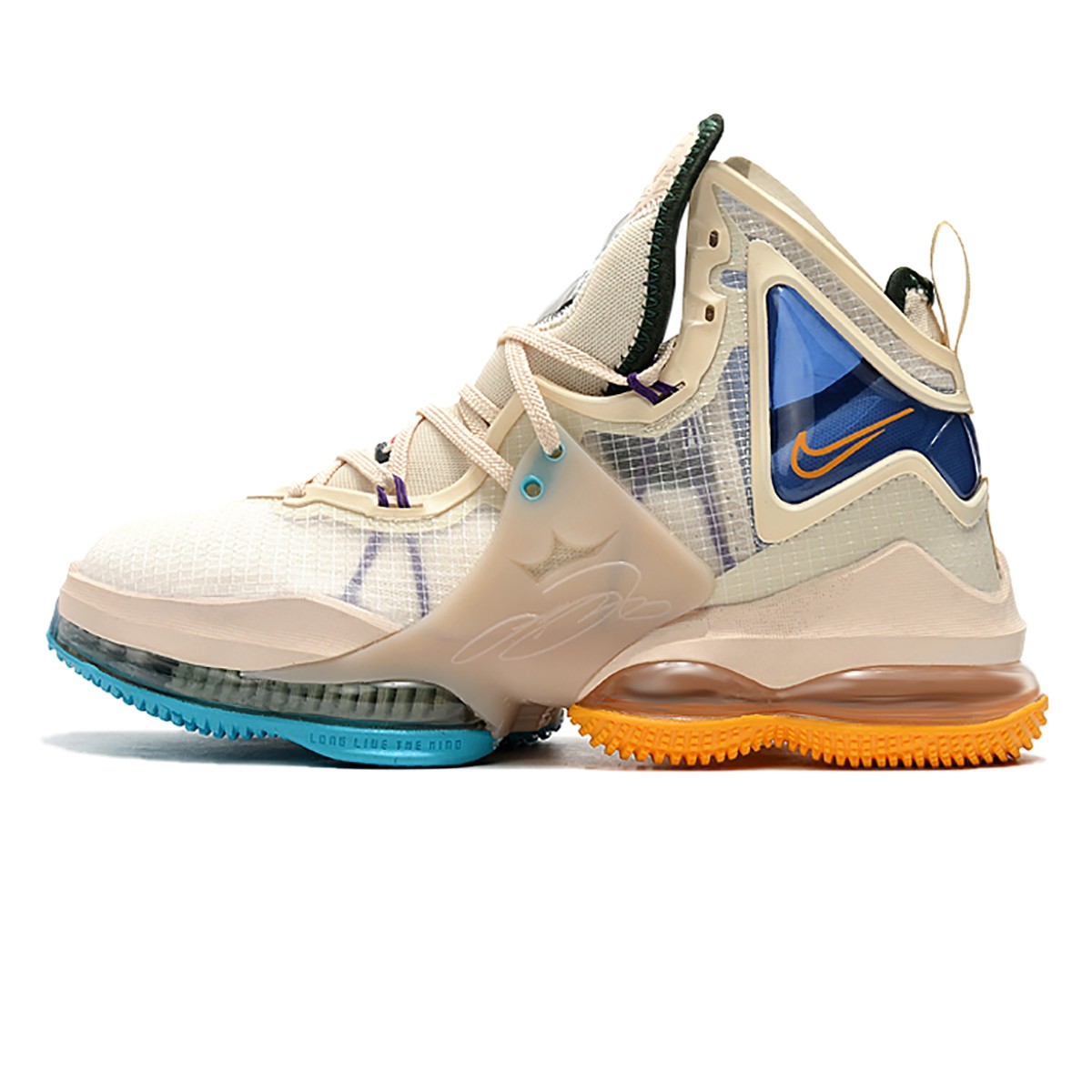 کفش بسکتبال نایک لبرون طرح اصلی Nike LeBron 19 White Yellow