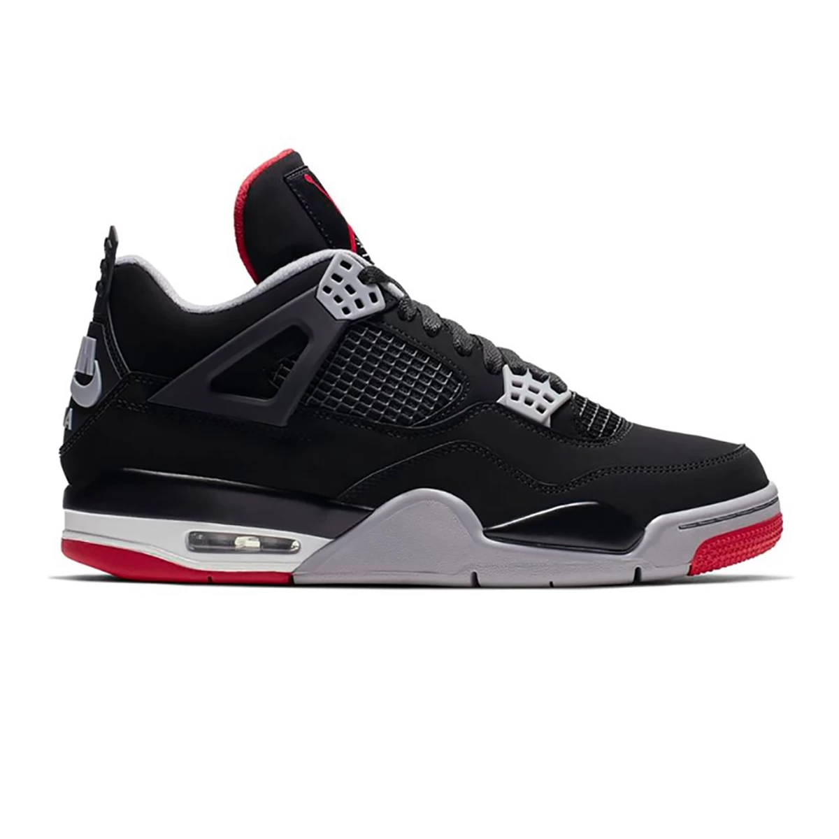 کفش بسکتبال بچه گانه نایک طرح اصلی Nike Air Jordan 4 Black Red