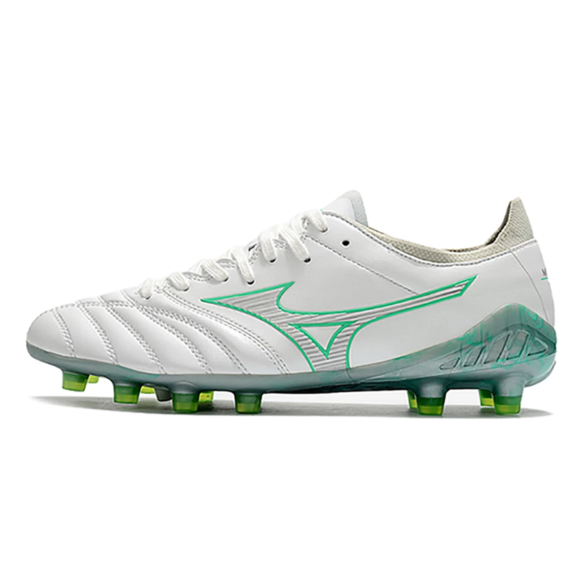 کفش فوتبال میزانو مورلیا طرح اصلی Mizuno Morelia Neo lll Fg White Gren