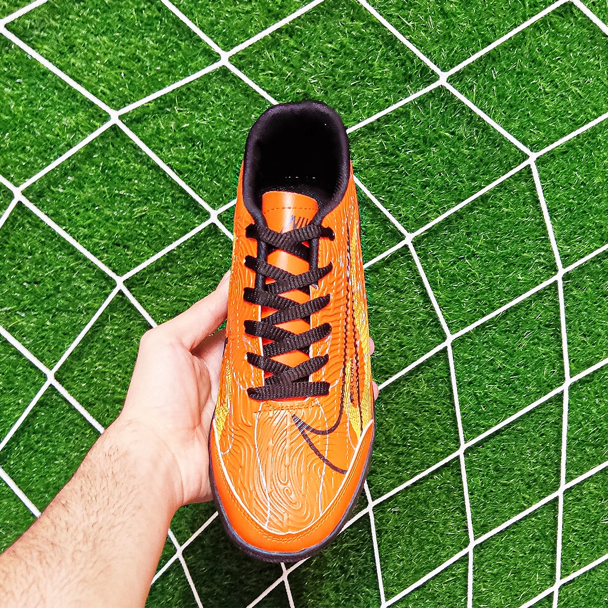 کفش فوتسال نایک مرکوریال طرح اصلی Nike Mercurial Orange Black