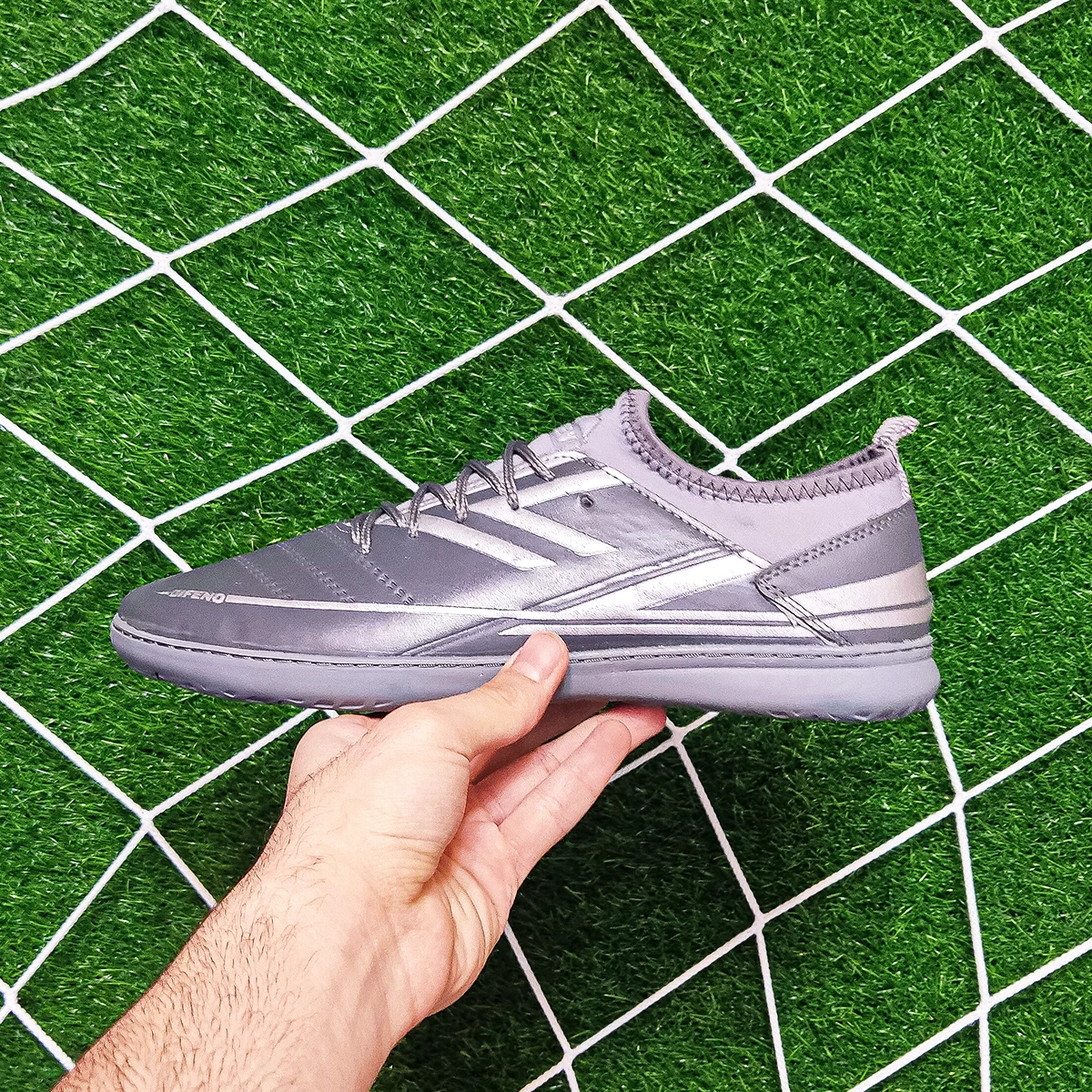 کفش فوتسال دیفانو طرح اصلی Difeno Grey