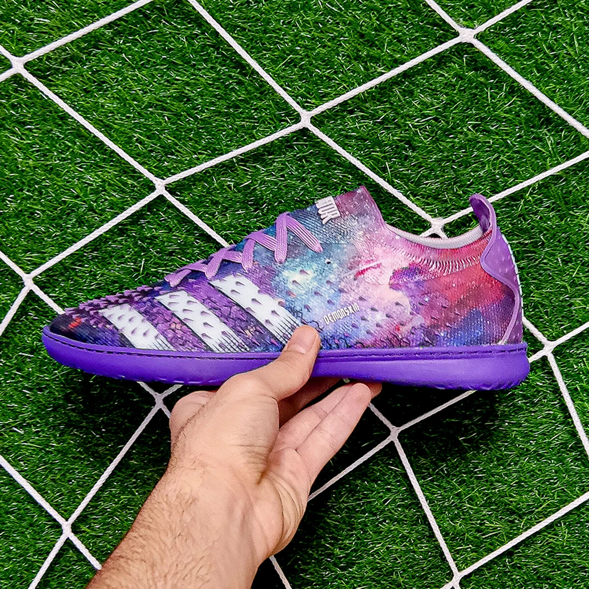 کفش فوتسال آدیداس پردیتور طرح اصلی Adidas Predator Purple Black