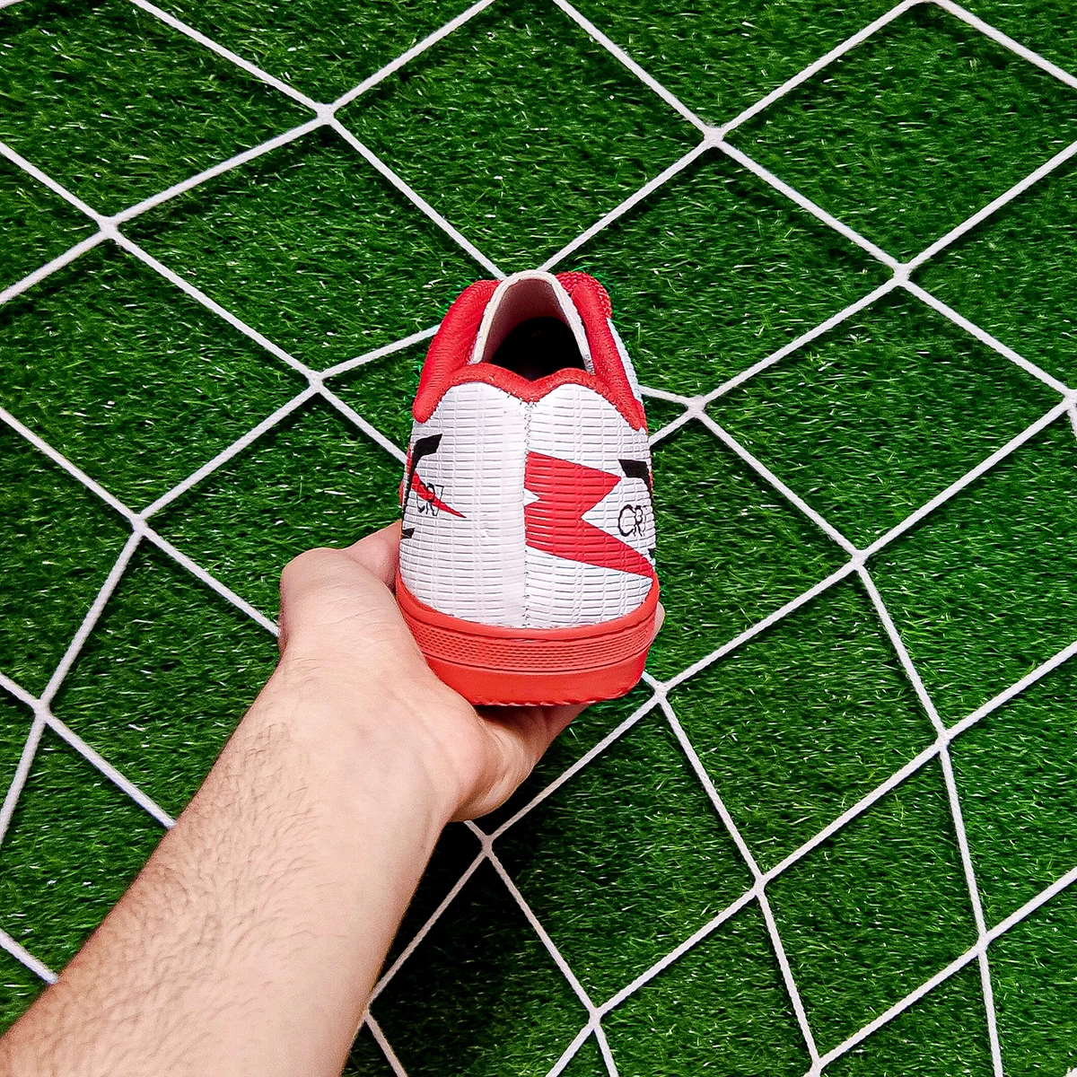 کفش فوتسال نایک مرکوریال طرح اصلی Nike Mercurial  Red White Black
