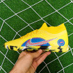 کفش فوتسال نایک مرکوریال ساق دار طرح اصلی Nike Mercurial Suoerfly Yellow Blue